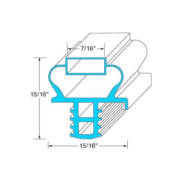 Door Gasket For Delfield, DEL1701185